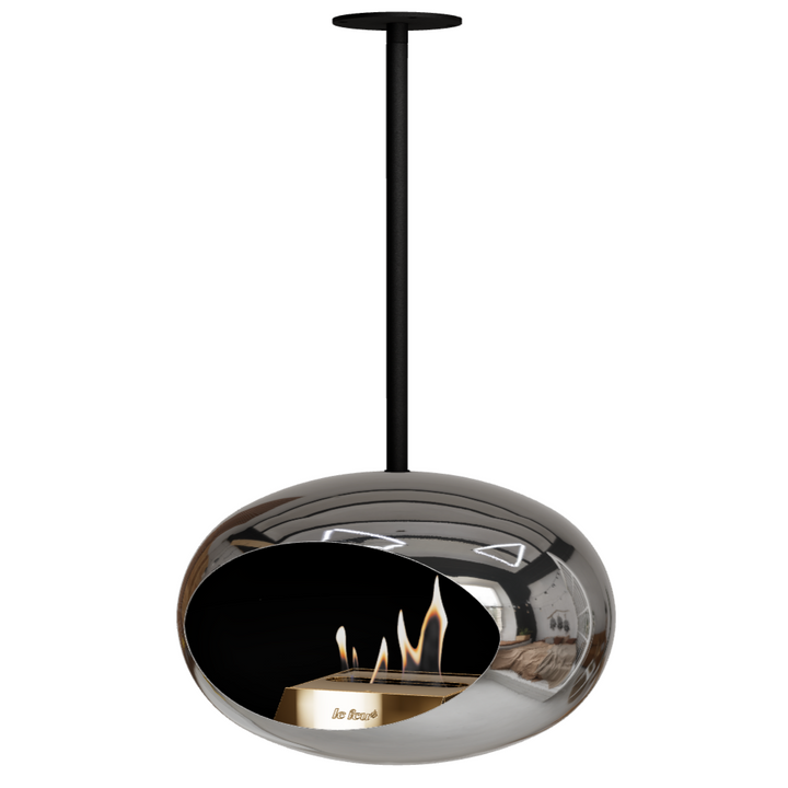 Bioethanol Deckenkamin - Le Feu DOME SKY SW/CHROME SILBER/GOLD
