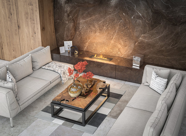 bioethanol-einbaubrenner-inbox-600-infire-wohnzimmer-lowboard-stein-modern-luxus-wohnbereich