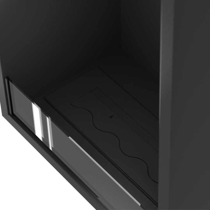 Bioethanol Einbau Kamin Ofen SELECTED Vertikal 80x120x35cm von Wild Flame Glas & Brenner